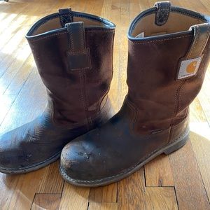 Carhartt Men's 10" Pull On Waterproof Carbon Toe Wellington - Size 10.5